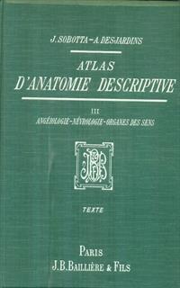 Atlas d'anatomie descriptive 3vv