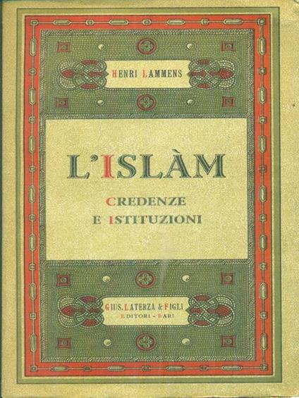 L' Islam - Henri Lammens - copertina