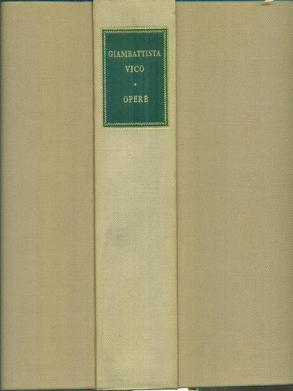Opere - Gianbattista Vico - copertina