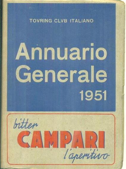 Annuario generale 1951 - copertina