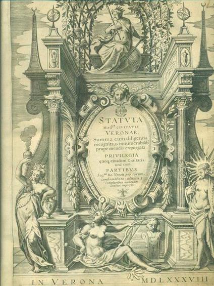 Statuta Mag Civitatis Veronae - copertina