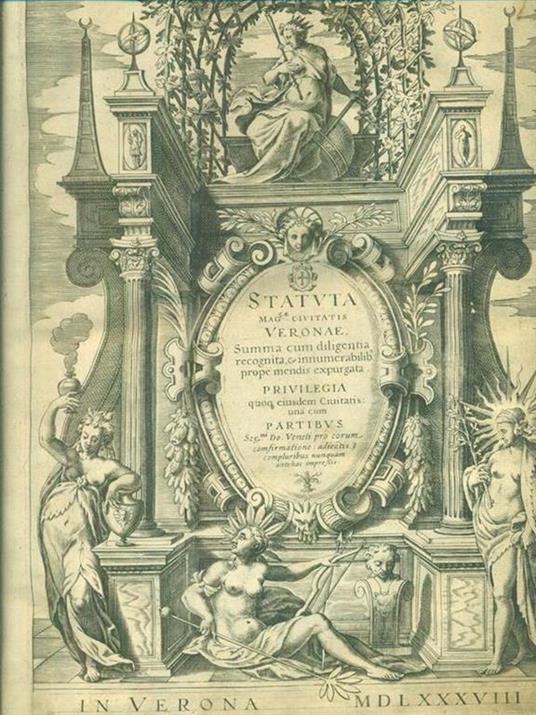 Statuta Mag Civitatis Veronae - copertina