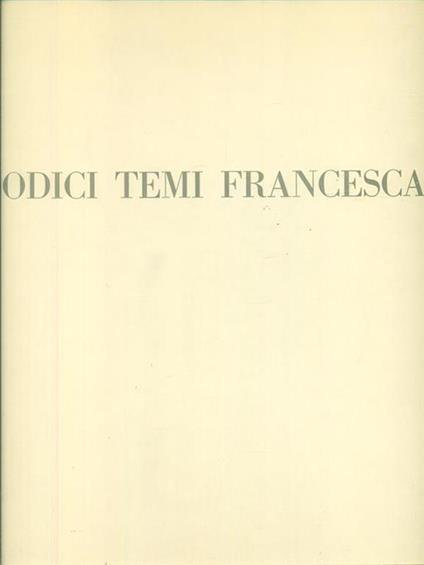 Dodici temi francescani - Giorgio Scarpati - copertina