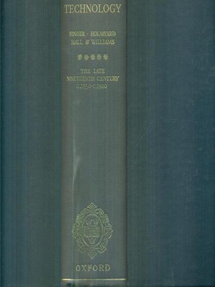 A history of technology 5vv - copertina