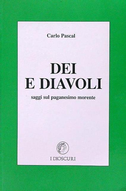 Dei e diavoli - Carlo Pascal - copertina