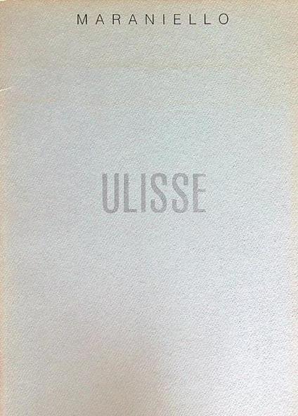 Ulisse - Maraniello - copertina