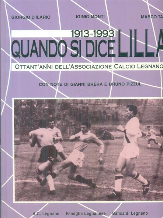 1913-1993 Quando si dice Lilla - copertina
