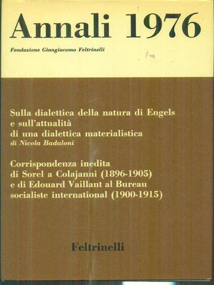 Annali 1976 - copertina