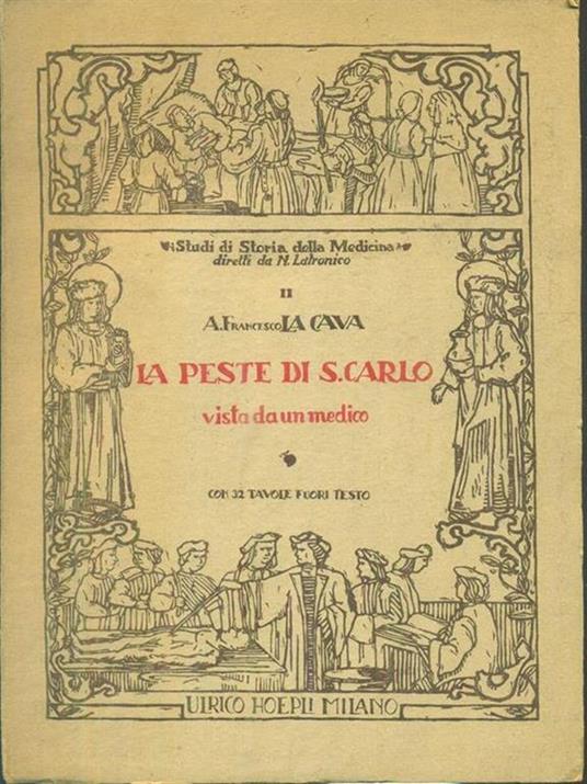 La peste di S. Carlo vista da un medico - A. Francesco La Cava - copertina
