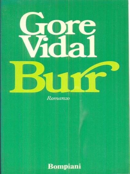 Burr - Gore Vidal - copertina