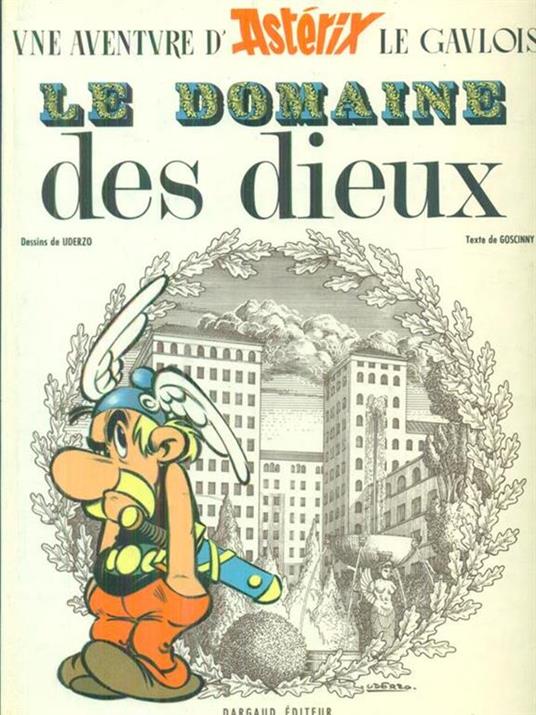 Le domaine des dieux - Albert Uderzo - copertina