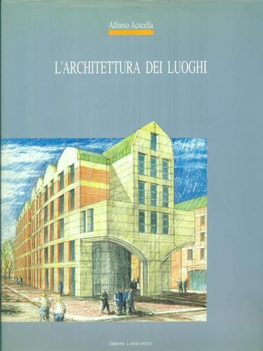 L' architettura dei luoghi - Alfonso Acocella - copertina