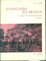 D' Annunzio en France