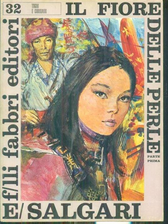 Il fiore delle perle parte prima - Emilio Salgari - copertina