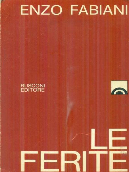 Le ferite - Enzo Fabiani - copertina