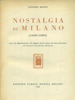 Nostalgia di Milano 1630-1880