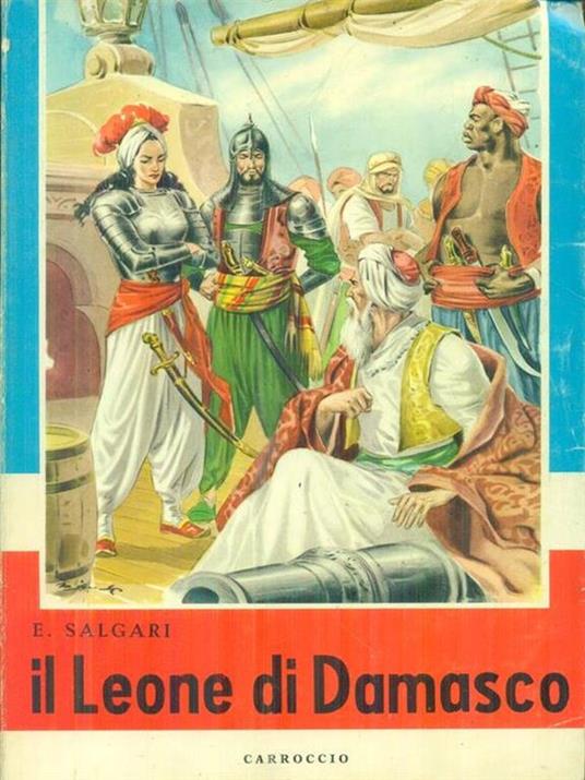 Il Leone di Damasco - Emilio Salgari - copertina