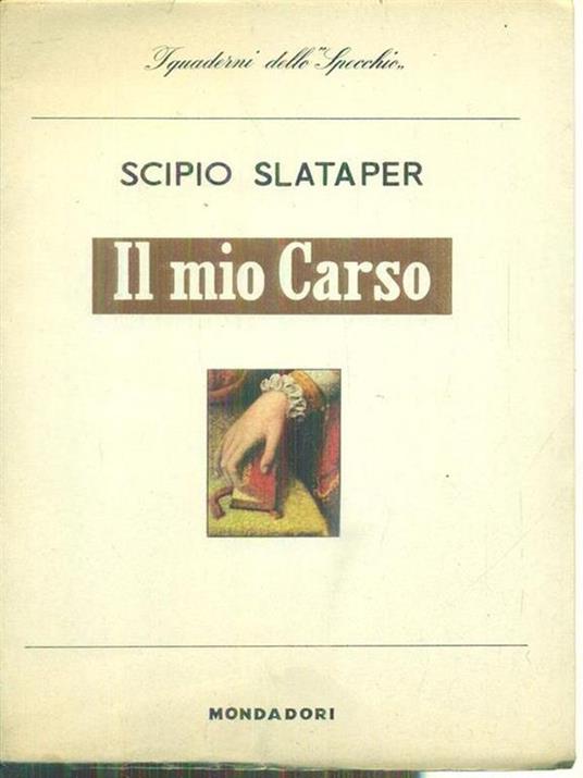 Il mio Carso - Scipio Slataper - copertina