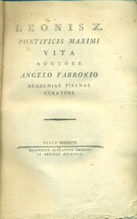 Leonis X pontificis maximi Vita