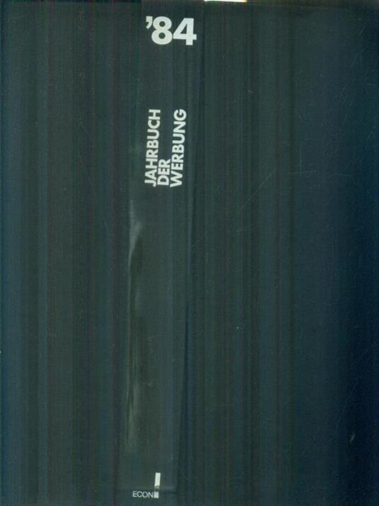 Jahrbuch der werbung '84 - copertina