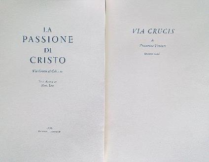 La Passione di Cristo. Via Crucis al Colosseo - Mario Luzi,Venturino Venturi - copertina