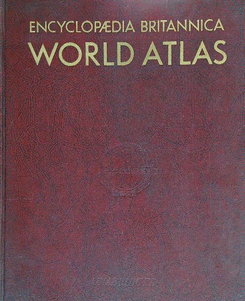 Encyclopedia Britannica Word Atlas - Donald Hudson - copertina