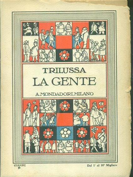 La gente - Trilussa - copertina