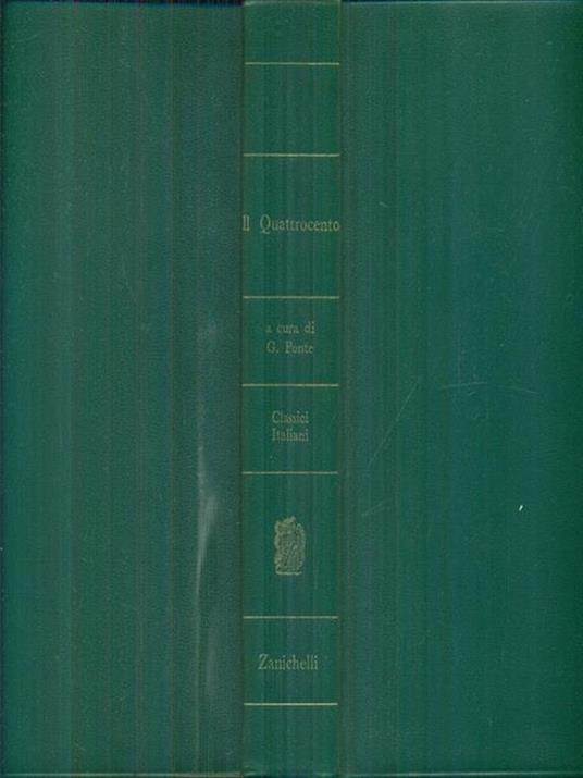 Il quattrocento - Giovanni Ponte - copertina