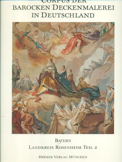Corpus der barocken deckenmalerei in Deutschland Band 12 - 2vv - copertina