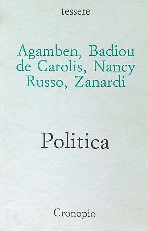 Politica - copertina