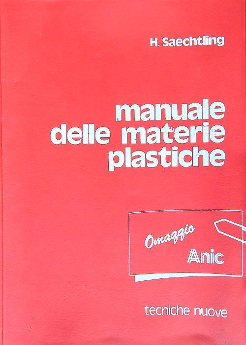 Manuale delle materie plastiche - copertina