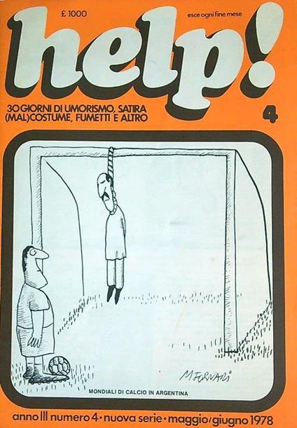 Help n. 6 settembre 1978 - copertina