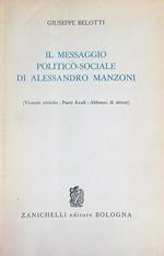 Il messaggio politico-sociale di Alessandro Manzoni