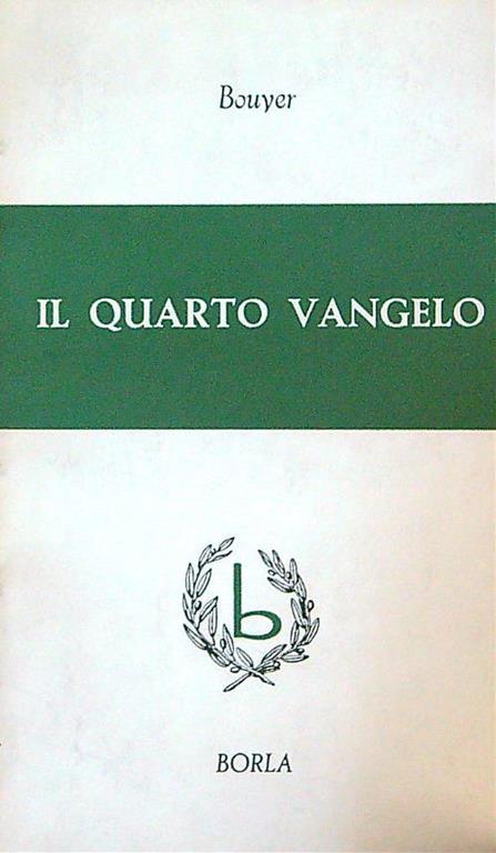 Quarto Vangelo - Bouyer - copertina