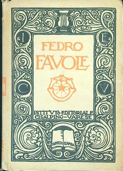 Favole - Fedro - copertina