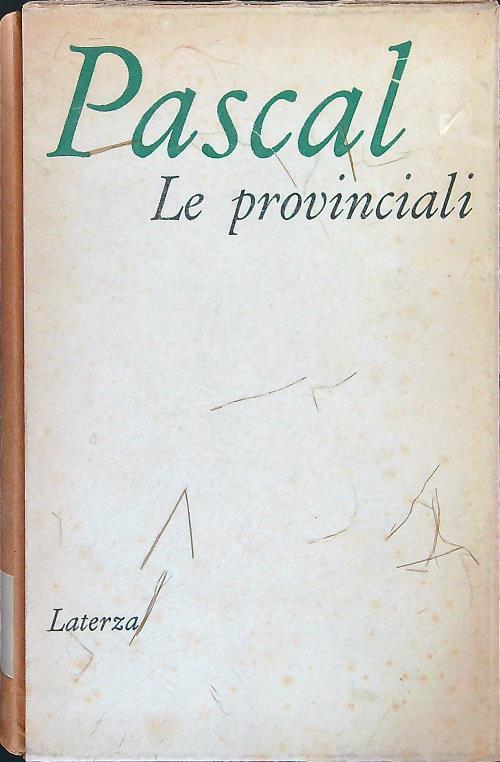 provinciali - Pascal - copertina