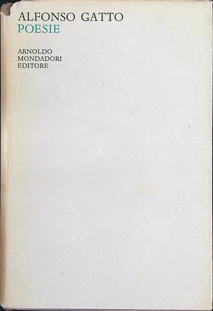 Poesie - Alfonso Gatto - copertina