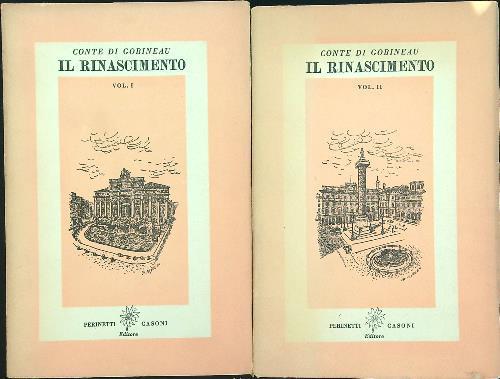 Rinascimento 2 vv - Conte Di Gobineau - copertina