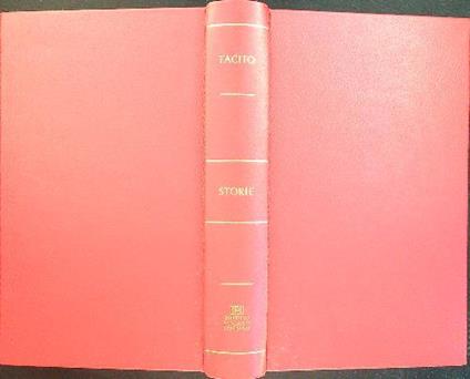 Storie - P. Cornelio Tacito - copertina
