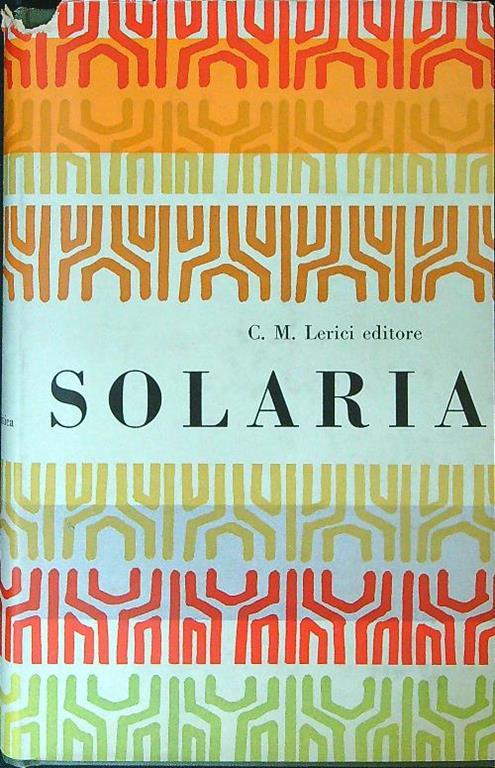 Solaria - E. Siciliano - copertina