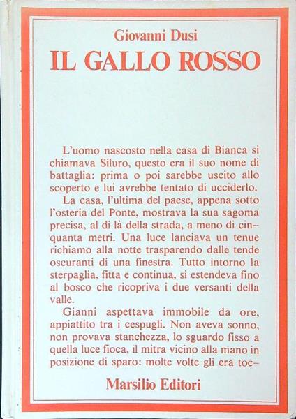gallo rosso - Giovanni Dusi - copertina