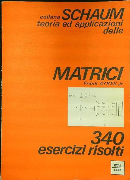 Matrici - Frank Ayres - copertina