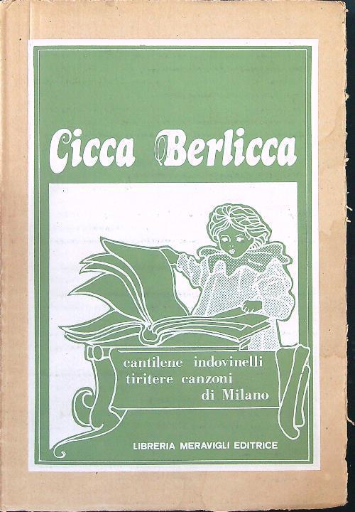 Cicca Berlicca - copertina