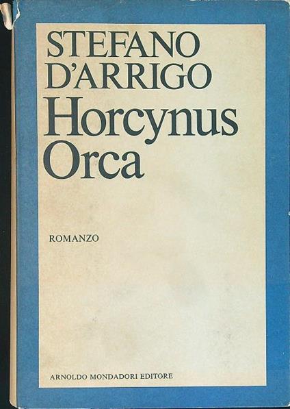 Horcynus Orca - Stefano D'Arrigo - copertina