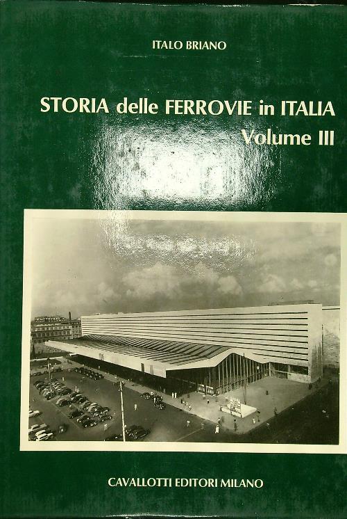 Storia delle ferrovie in Italia 3vv Italo Bianco Libro Usato