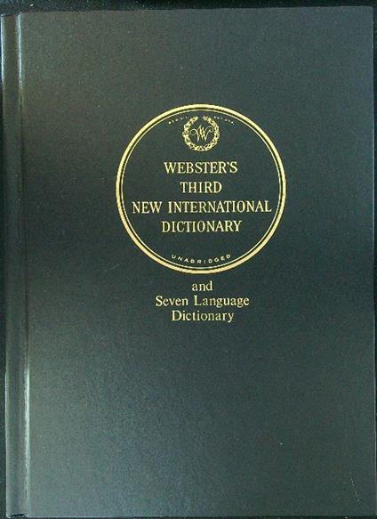 Webster's Third New international dictionary 3 vv - copertina