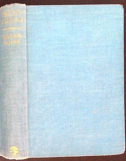And so-Victoria - Vaughan Wilkins - copertina
