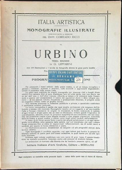 Urbino - A. Lipparini - copertina