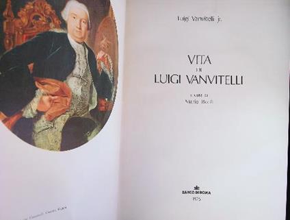 Vita di Luigi Vanvitelli - Luigi Vanvitelli - copertina