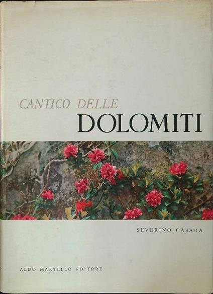 Cantico delle dolomiti - Severino Casara - copertina